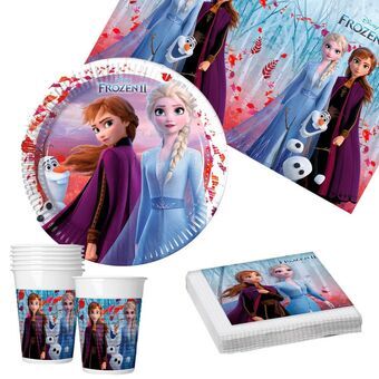 Set feestartikelen Frozen 37 Onderdelen