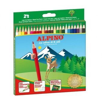 Kleurpotloden Alpino AL010658 Multicolour 24 Onderdelen