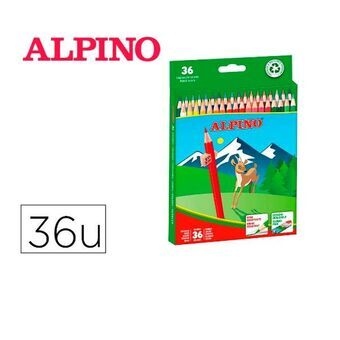Kleurpotloden Alpino AL010600 Multicolour 36 Onderdelen