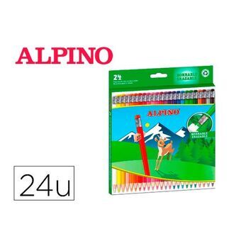 Kleurpotloden Alpino AL013658 Multicolour Vloeibare inktpen 24 Onderdelen (24 Onderdelen)