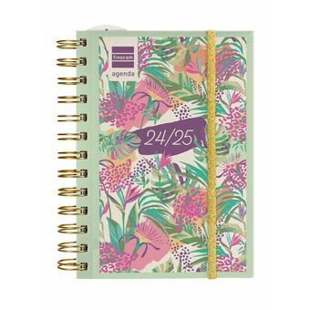 Agenda Finocam Tropic Multicolour 1/8 12 x 16,4 cm 2024-2025