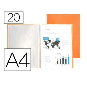 Documentenhouder Liderpapel EC68 A4 Oranje