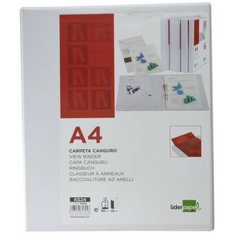 Ringmap Liderpapel KG24 Wit A4