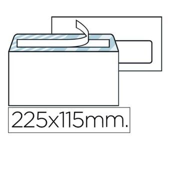 Enveloppen Liderpapel SB07 Wit Papier 115 x 225 mm (500 Stuks)