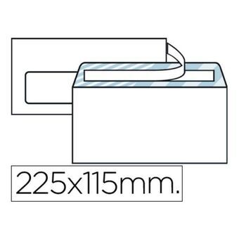 Enveloppen Liderpapel SB09 Wit Papier 115 x 225 mm (25 Stuks)