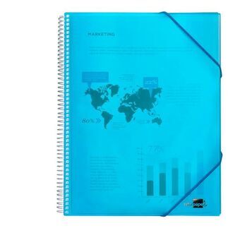 Documentenhouder Liderpapel EC09 Blauw A4