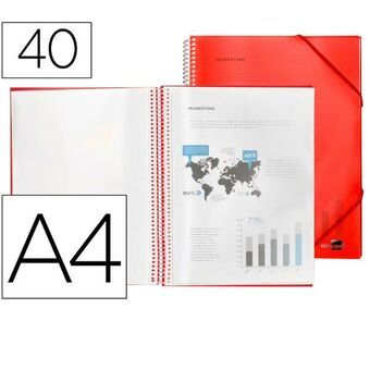 Map Liderpapel EC14 Rood A4