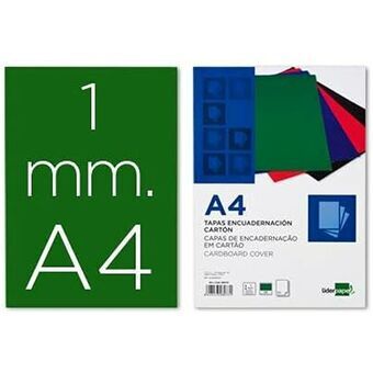 Set deksels Liderpapel TE04 Karton Groen (50 Stuks)