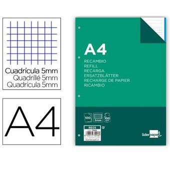 Navulling Liderpapel RE05 A4 100 Lakens