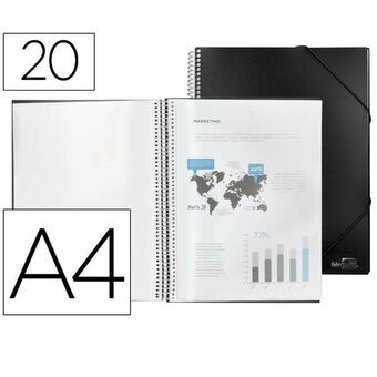 Map Liderpapel EC30 Zwart A4