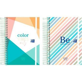 Agenda Oxford Colorbrlock 1/8 12 x 18 cm 2024-2025