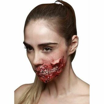 Latexmake-up My Other Me Bloederige Zombie litteken