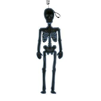 Ophangdecoratie My Other Me Skelet Lichten Halloween Neon (90 x 30 cm)