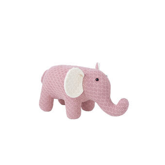 Knuffel Crochetts AMIGURUMIS MINI Wit Olifant 48 x 23 x 26 cm