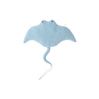 Knuffel Crochetts OCÉANO Licht Blauw Mantarog 67 x 77 x 11 cm