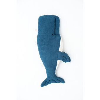 Knuffel Crochetts OCÉANO Donkerblauw Walvis 28 x 75 x 12 cm