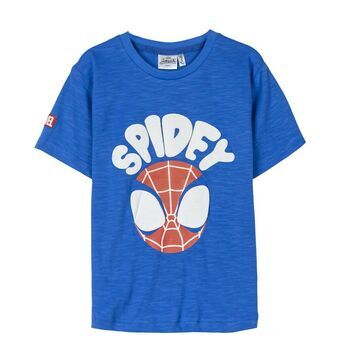 T-Shirt met Korte Mouwen voor kinderen Spidey Blauw - 3 Jaar - 3 Jaar