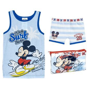 Pyjama Kinderen Mickey Mouse Blauw - 6 Jaar - 6 Jaar