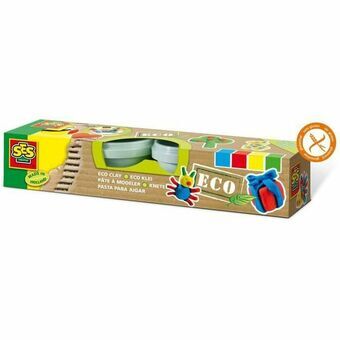 Plasticine Spel SES Creative Eco 4 kleuren