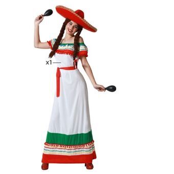 Kostuums voor Volwassenen Multicolour Mexicaanse - XS/S - XS/S