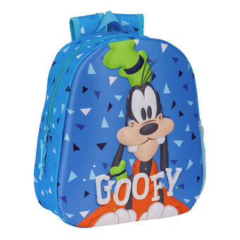 3D-Kinderrugzak Clásicos Disney Goofy Blauw 27 x 33 x 10 cm