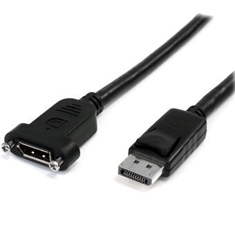 Kabel DisplayPort Startech DPPNLFM3PW 90 cm Zwart