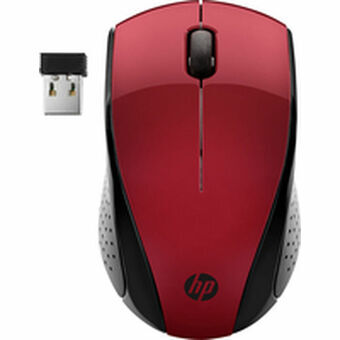 Wireless muis HP 220 Rood