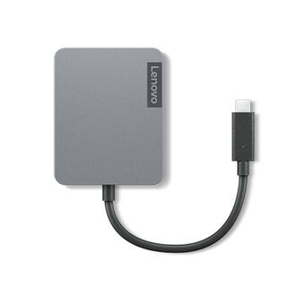 Hub USB Lenovo 4X91A30366 Grijs