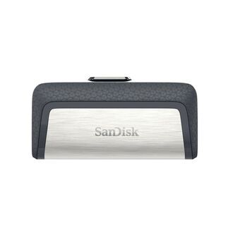 USB stick SanDisk Ultra Dual Drive Grijs 256 GB