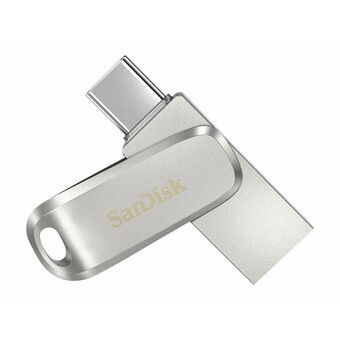 USB stick SanDisk SDDDC4-064G-G46 Zilverkleurig Staal 64 GB