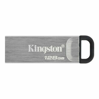 USB stick Kingston Kyson Zwart Zilverkleurig 128 GB