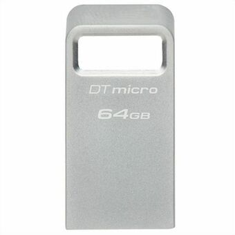 USB stick Kingston DTMC3G2/64GB Zwart Staal 64 GB