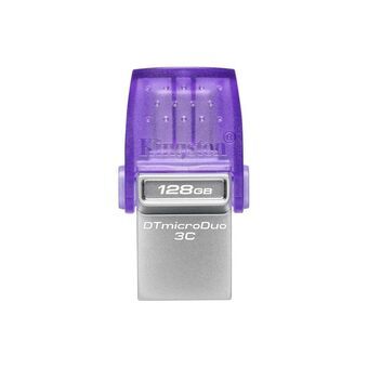 USB stick Kingston DataTraveler  microDuo 3C 128 GB Paars