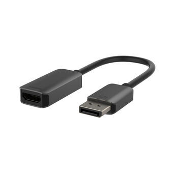 Adapter DisplayPort naar HDMI Belkin AVC011BTSGY-BL Zwart 22 cm