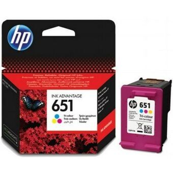 Originele inkt cartridge HP 651 Cyaan/Magenta/Geel