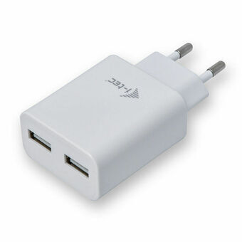 USB-Lader voor Wand i-Tec CHARGER2A4W Wit