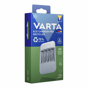 Batterijlader Varta Eco Charger Pro Recycled 4 Batterijen