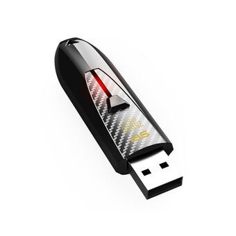 USB stick Silicon Power Blaze B25 Zwart 128 GB