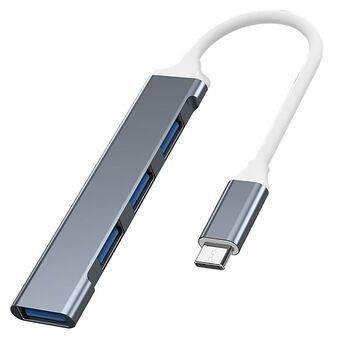 Hub USB Vakoss TC-4125X Zilverkleurig