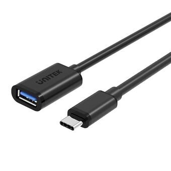 Kabel USB-C naar USB Unitek Y-C476BK 20 cm