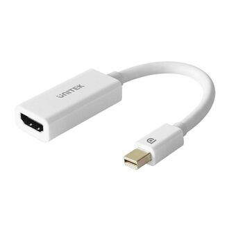 Adapter Mini DisplayPort naar HDMI Unitek Y-6331 Wit 20 cm