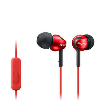 Oordopjes Sony MDR-EX110AP Rood