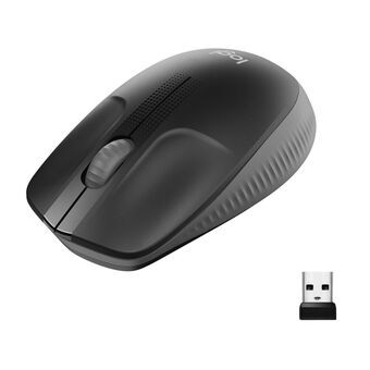 Wireless muis Logitech M190 Zwart Grijs