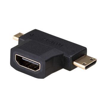 Adapter HDMI naar MicroHDMI Akyga AK-AD-23 Mini HDMI Zwart