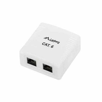 Connector RJ45 Categorie 6 UTP Lanberg OU6-0002-W Wit