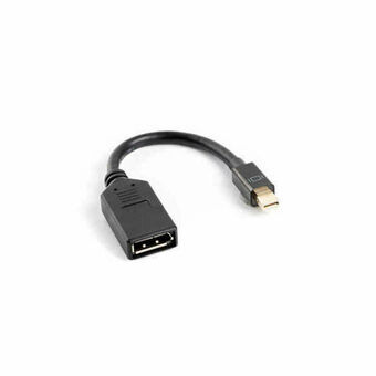 DisplayPort Mini naar DisplayPort Kabel Lanberg AD-0003-BK Zwart 12 cm