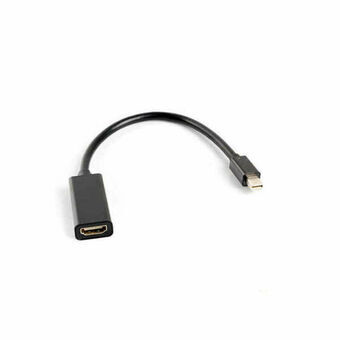 Adapter Mini DisplayPort naar HDMI Lanberg AD-0005-BK 20 cm Zwart