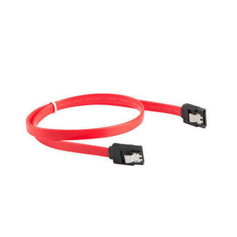 Kabel SATA III Lanberg CA-SASA-14CU-0030-R 0,3 m Rood