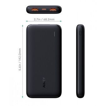 Powerbank Aukey PB-N73S Zwart 10000 mAh