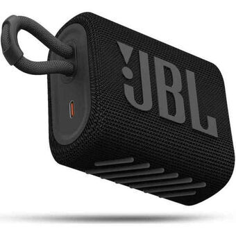 Dankzij de draagbare Bluetooth®-luidsprekers JBL GO 3 Zwart 3 W